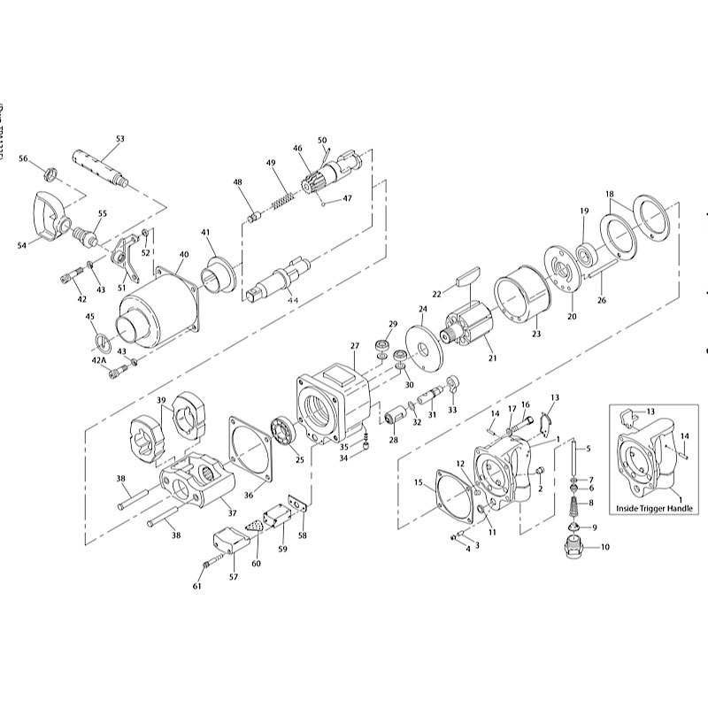 Diagram Diagram and Parts List for IR2945  Ingersoll Rand Wrench